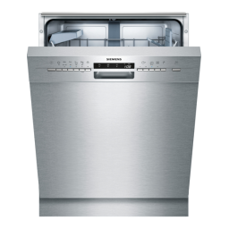 Siemens SN... SX... Lave-vaisselle | Chat IA & PDF | Fixfr