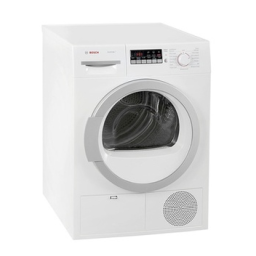 Bosch WTB86200FF Manuel utilisateur | Fixfr