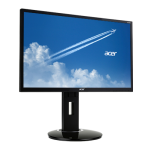 Acer CB240HYK Monitor Guide de d&eacute;marrage rapide