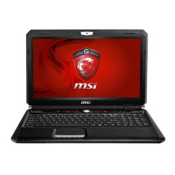 MSI GX60 1AC-028FR Manuel utilisateur | Fixfr
