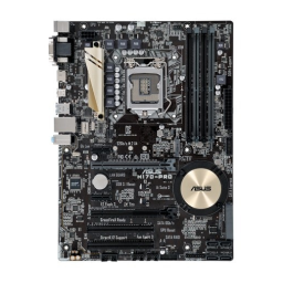 Asus H170-PRO Motherboard Manuel utilisateur | Fixfr