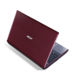 Acer Aspire 4755G Notebook Guide de d&eacute;marrage rapide