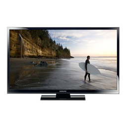 Samsung PS43E400U1R [2012] PS43E400U1R 43-inch ED Plasma TV Mode d'emploi | Fixfr