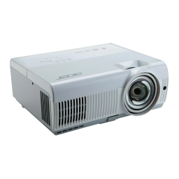 Acer S1213Hne Projector Manuel utilisateur | Fixfr