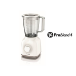 Philips HR2100/00R1 Daily Collection Blender Manuel utilisateur