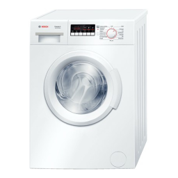 Bosch WAB24210FF Mode d'emploi | AI Chat & PDF | Fixfr