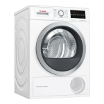 Bosch WTW85460FF S&egrave;che-linge Manuel utilisateur