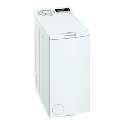 Siemens WP12T254 Washing machine Manuel utilisateur | Fixfr