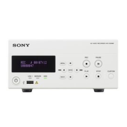 Sony HVO-500MD Manuel utilisateur | Fixfr