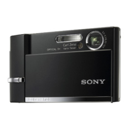 Sony DSC-T50 Manuel utilisateur | Fixfr