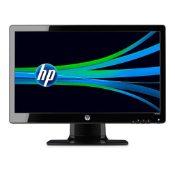 HP 2211x Moniteur LCD Manuel utilisateur | Fixfr