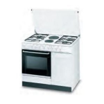 Indesit K9B11SB(W)/I Cooker Manuel utilisateur