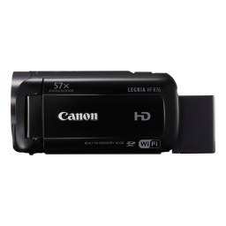 Canon LEGRIA HF R76 Manuel utilisateur | Fixfr