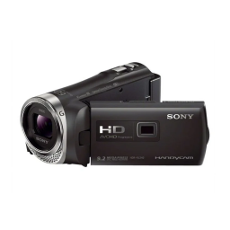 Sony HDR-PJ340 Manuel du propriétaire | Fixfr