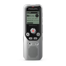 Philips DVT1250 Dictaphone Manuel du propriétaire | Fixfr