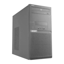 Acer Extensa M2610 Desktop Manuel utilisateur | Fixfr