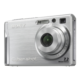 Sony DSC-W80 Manuel utilisateur | Fixfr