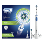 Oral-B Pro 670 CrossAction Brosse &agrave; dents &eacute;lectrique Product fiche