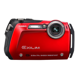 Casio EX-G1 Manuel utilisateur | Fixfr