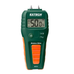 Extech Instruments MO50 Moisture Meter Manuel utilisateur