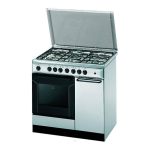 Indesit K9F71SB(X)/I Cooker Manuel utilisateur