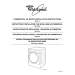 Whirlpool 3LCED9100WQ1 ADN 051 Dryer Manuel utilisateur