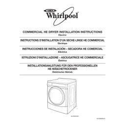 Whirlpool 3LCED9100WQ1 ADN 051 Dryer Manuel utilisateur | Fixfr