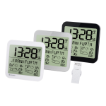 Bresser MyTime Meteotime LCD Wall Clock Manuel utilisateur