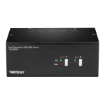 Trendnet TK-240DP 2-Port Dual Monitor DisplayPort KVM Switch Fiche technique