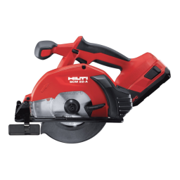 Hilti SCM 22-A Manuel utilisateur | Fixfr