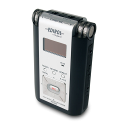 Roland R-09 WAVE/MP3 Recorder Manuel du propriétaire | Fixfr