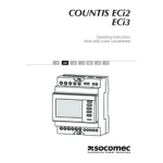 Socomec COUNTIS ECix Operating instrustions