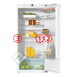 Miele K 34223 i Refrigerateur encastrable 1 porte Manuel du propriétaire | Fixfr