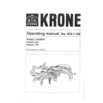 Krone Swadro 651_761 Mode d'emploi