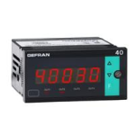 gefran 40B96 Indicator/Alarm Unit Fiche technique