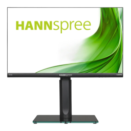 Hannspree HX 194 HPB19” Square monitor: Designed for office applications… Make work more efficient.Digital & Analog inputsVESA Wall mounting kitSpeakers & HeadphonesLow Blue Light modeFlicker-Free technology Manuel utilisateur | Fixfr