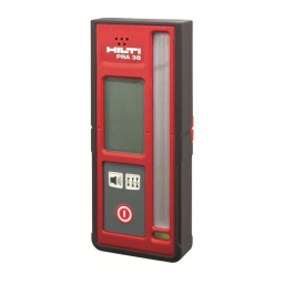Hilti PRE 38 Manuel utilisateur | Fixfr