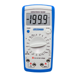 PeakTech P 3705 Digital capacitance meter Manuel du propri&eacute;taire