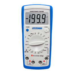 PeakTech 3705 Testeur de Capacité | AI Chat & PDF | Fixfr