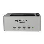 DeLOCK 63991 USB 3.0 Dual Docking Station for 2 x SATA HDD / SSD Fiche technique