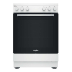 Whirlpool WS68V8KCW/E Cooker Manuel utilisateur