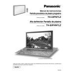Panasonic TH37PWD3UZ Operating instrustions