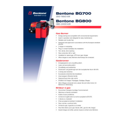 Bentone BG 800M BP-S2 415-425 VPS RT Manuel utilisateur | Fixfr