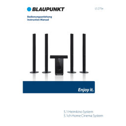 Blaupunkt LS 275e : Manuel Utilisateur + Chat IA | Fixfr