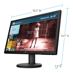HP V21 FHD Monitor Manuel utilisateur | Fixfr