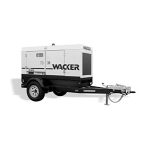 Wacker Neuson G85 Mobile Generator Manuel utilisateur