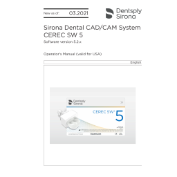 Dentsply Sirona Connect SW 5.2.x Mode d'emploi | Fixfr