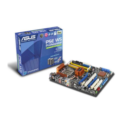 Asus P5E Motherboard Manuel utilisateur | Fixfr