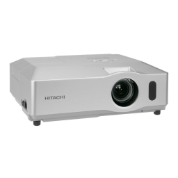 HITACHI CP-X467 : Manuel d'Utilisation + Chat IA | Fixfr