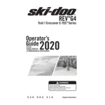 Ski-Doo REV G4 Trail_Crossover E-TEC Series 2020 Manuel du propri&eacute;taire